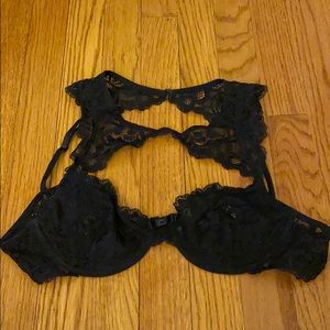Sexy Forever 21 Eyelash Lace Bra 34C